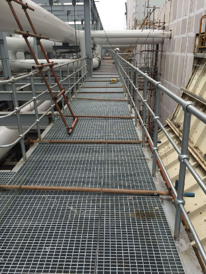 熱浸鋅鋼格柵平臺